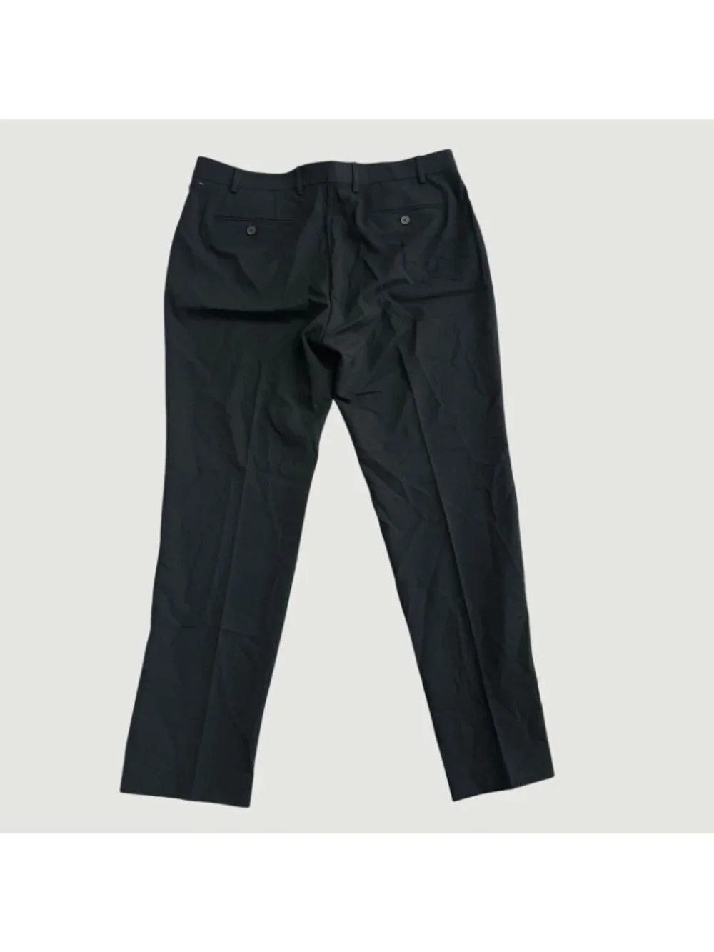 Calvin Klein Men's 36W X 30L Black Dress Pants Slim Fit Polyester Blend M1047